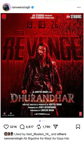 Ranveer Singhs Dhurandhar 2 Teaser Out