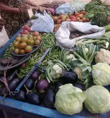 (सब्जी, फल, राशन