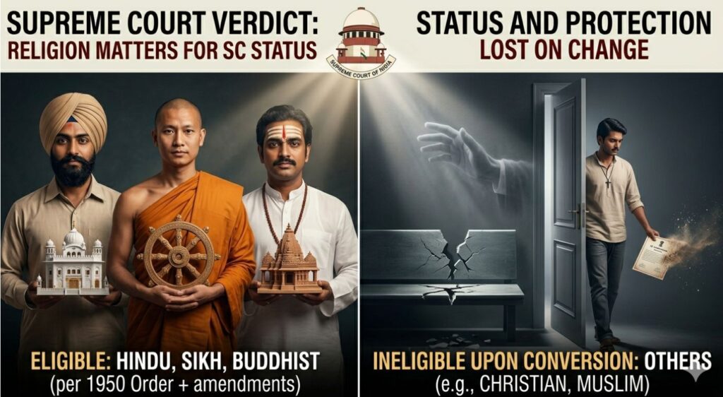 Supreme Court Verdict on SC Status