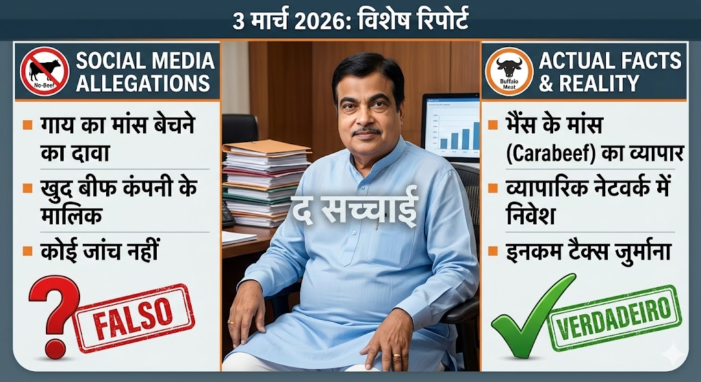 Gadkari and cow beef news