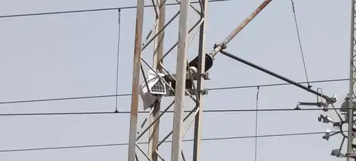 Pakistani camera on Sonipat railway station