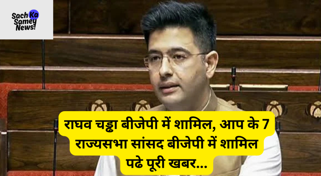 Raghav Chadha joins BJP April 2026 news 7 AAP Rajya Sabha MPs join BJP names lis