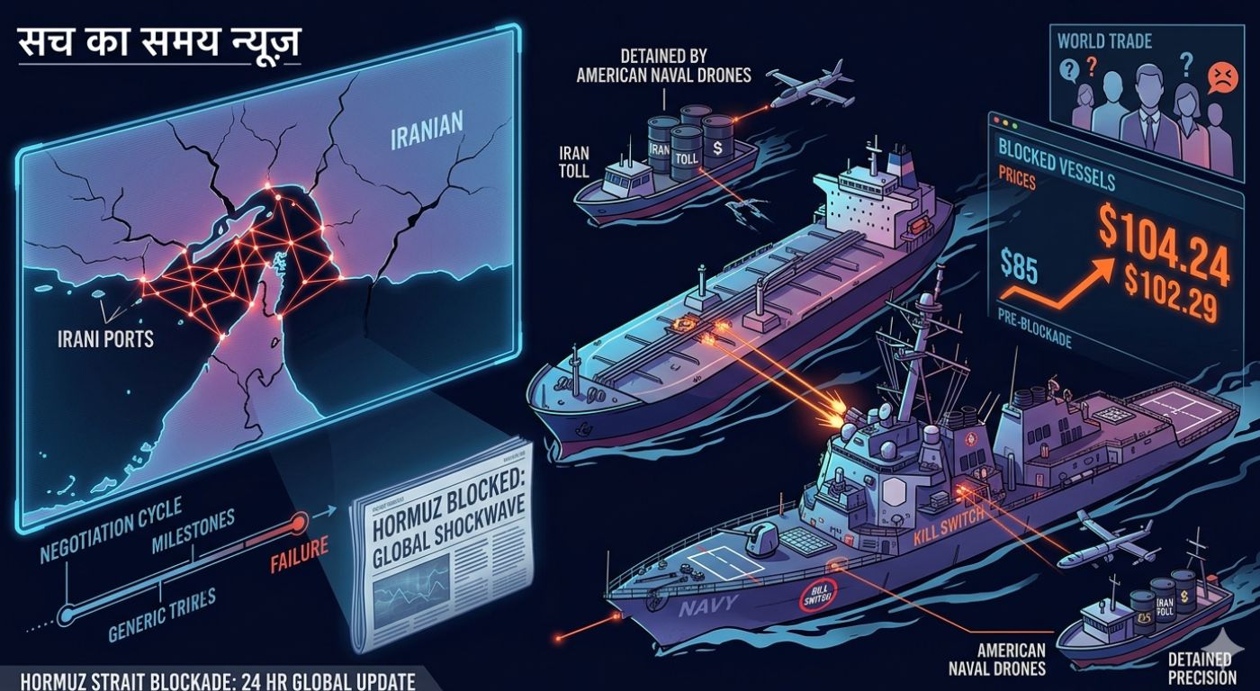 Hormuz Strait Blockade: ट्रंप का बड़ा ऐलान, होर्मुज जलडमरूमध्य की नाकाबंदी करेगा अमेरिका; ईरान के साथ युद्ध के संकेत!