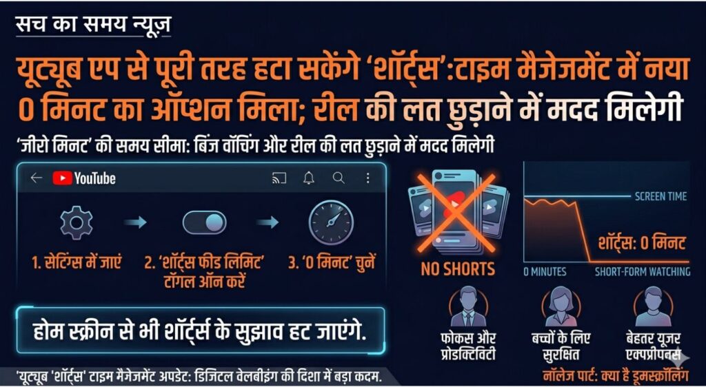 YouTube Shorts Remove Feature