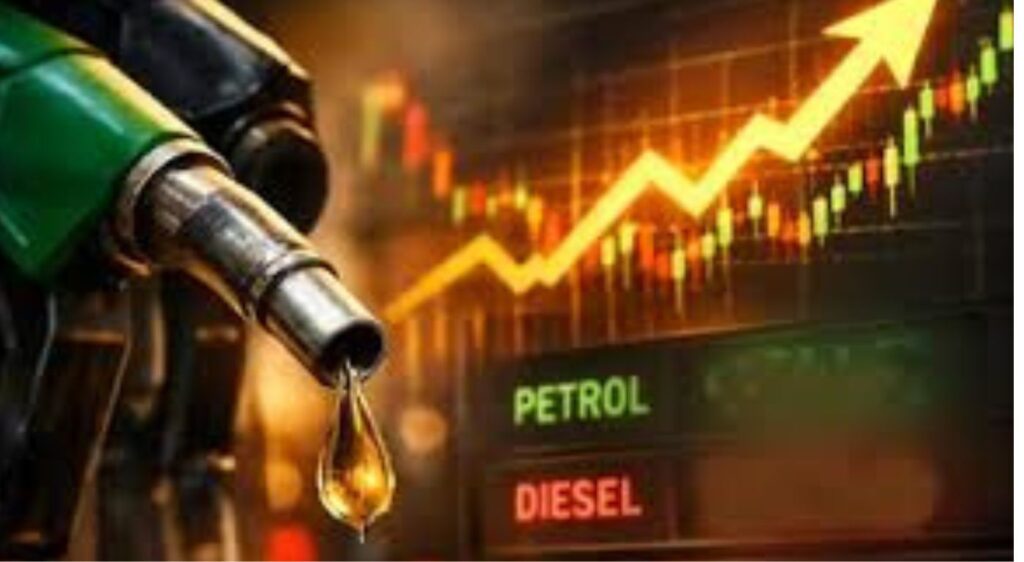 15 मई 2026 से पेट्रोल ₹3 और डीजल ₹3 महंगा। दिल्ली पेट्रोल ₹97.77, डीजल ₹90.67, CNG ₹79.09। कारण, शहरवार दाम और क्या अभी और बढ़ेंगी कीमतें — पूरी जानकारी।