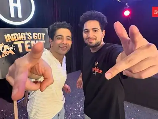  Samay Raina and Ranveer Allahbdia on The Great Indian Kapil Show Netflix