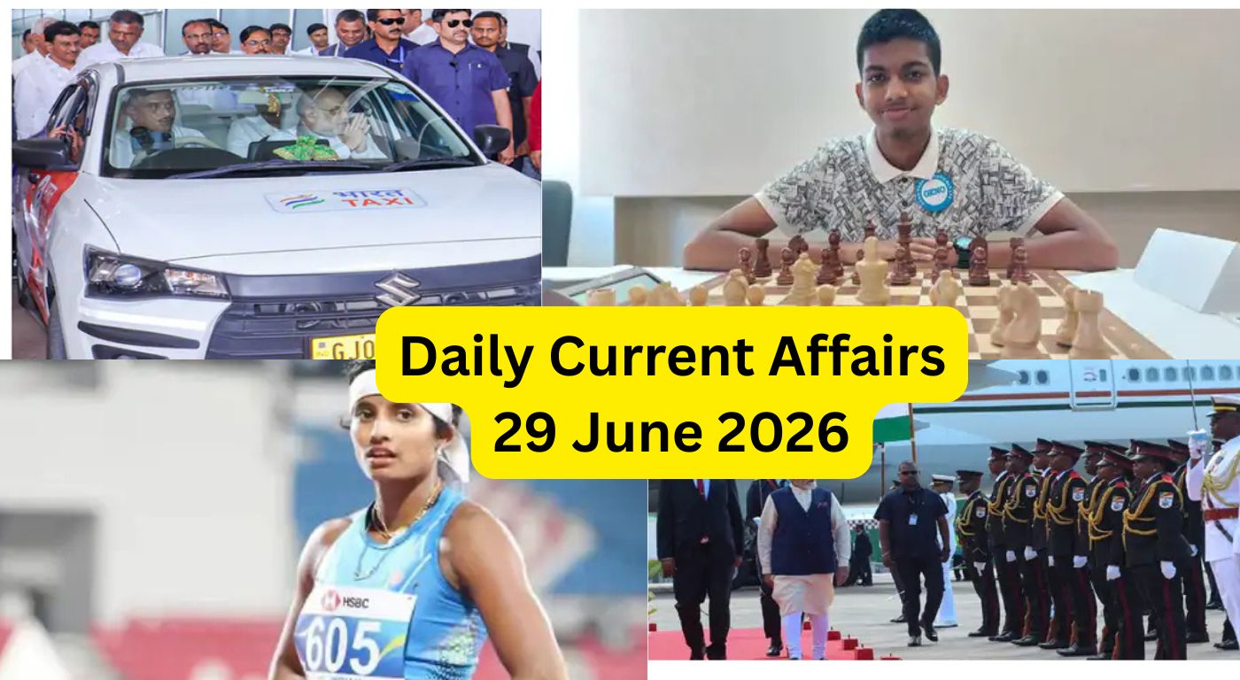 Daily Current Affairs 29 June