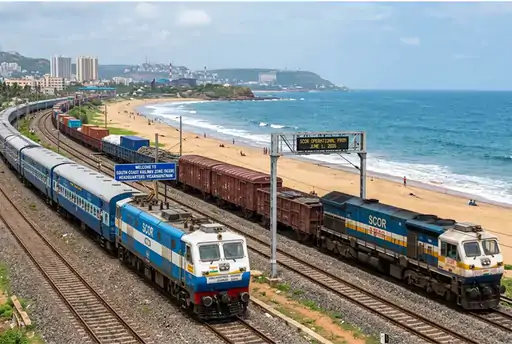भारतीय रेलवे का 18वां जोन 'साउथ कोस्ट रेलवे' शुरू 