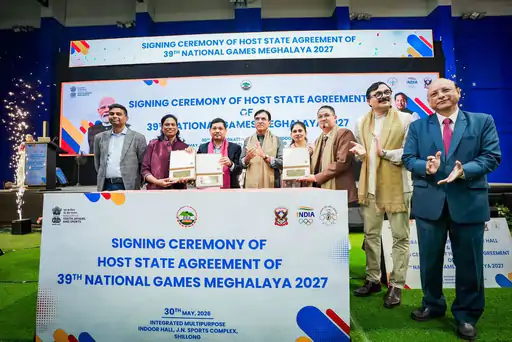 39वें राष्ट्रीय खेल 2027 में 10,000 से ज्यादा एथलीट के हिस्सा लेने की संभावना है।