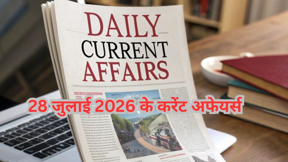 28 जुलाई 2026 के करेंट अफेयर्स