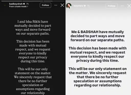 badshah and isha statements 1788225024437 1788232967720