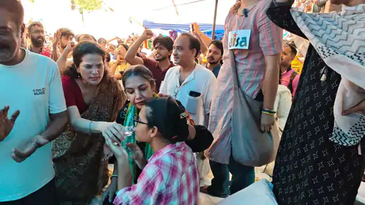neha bora on jantar mantar hunger strike